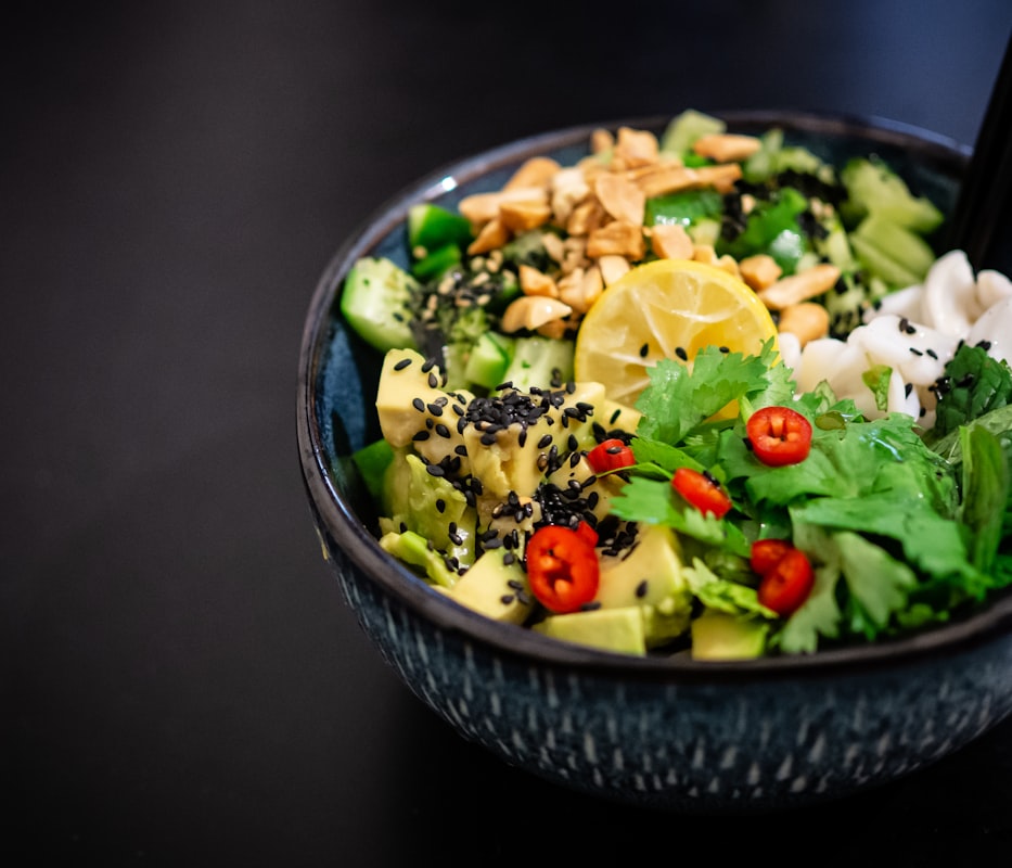 Salata s losošom i maslinskog ulja